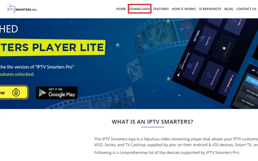 IPTV SMARTERS PRO